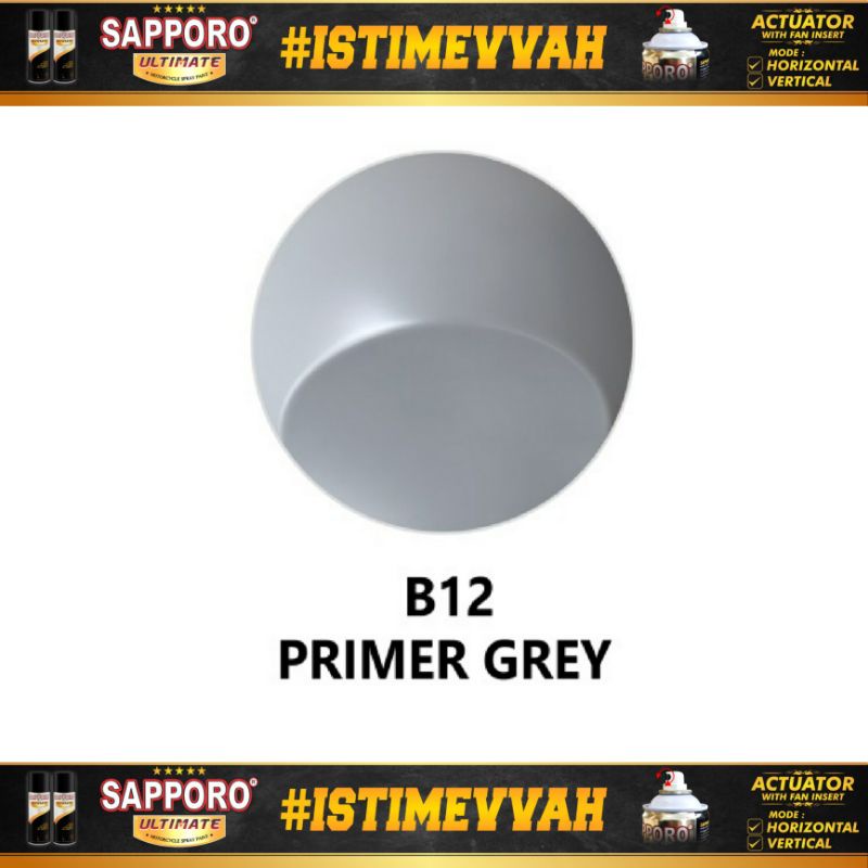 sapporo cat semprot primer grey 768 300ml spray paint