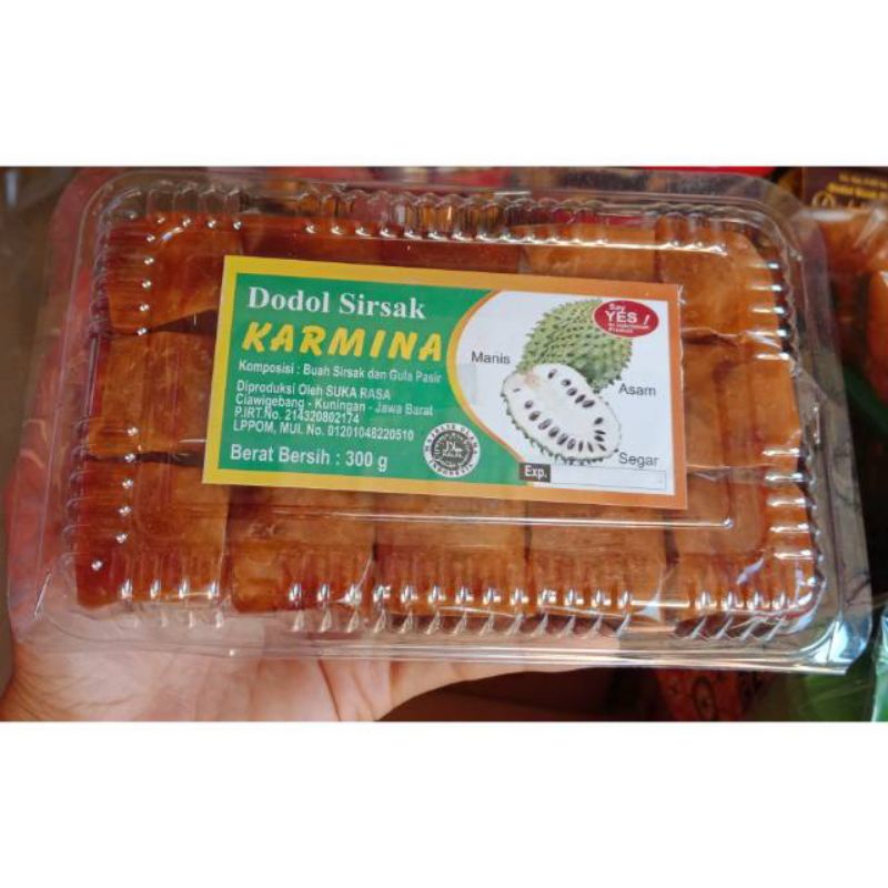 

Dodol Sirsak Karmina ( 2 pcs/bungkus)