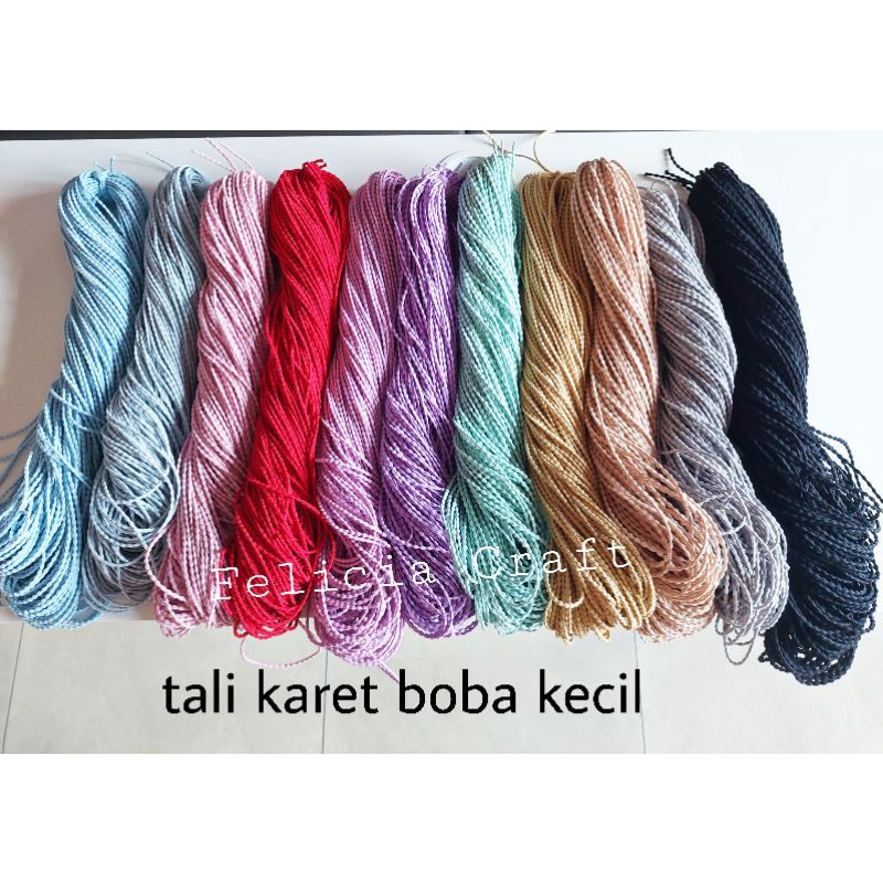 Tali elastis karet korea boba 1yard dan 5yard