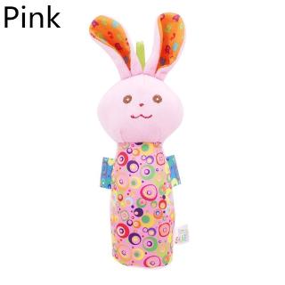 Mainan Rattle Handbell Boneka Plush Bentuk Binatang Kartun Mainan Rattle Handbell Boneka Plush Bentuk Binatang Kartun