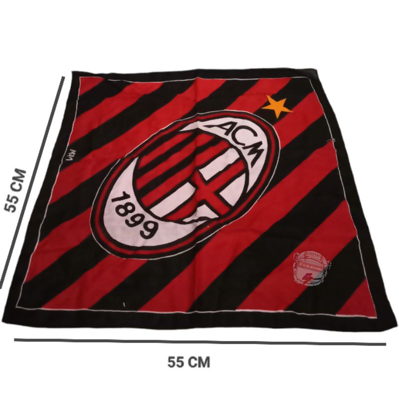 Slayer Motif Club Bola Multifungsi / Slayer Bandana Sapu Tangan Motif Milan