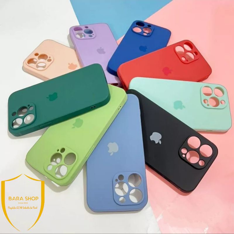 Soft Case Square Edge Camera Protect Case Macaron for iPhone 6 6+ 7 7+ 8 8+ X XS XR XSMAX 11 12 13 Pro Max