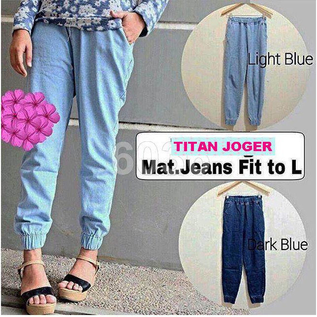 Joger Jeans - CELANA JOGER - JOGER WANITA - tittan joger