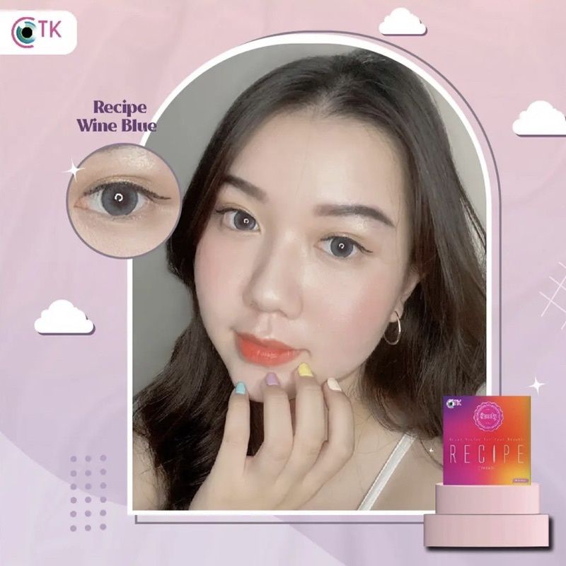 (BISA COD) SOFTLENS RECIPE BY CTK FREE LENSCASE / SOFLENS / SOFTLEN