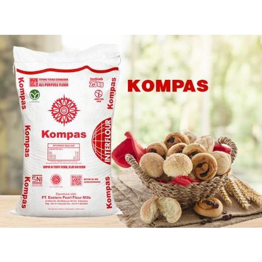 

[[COD]] Tepung Terigu Kompas 25 kg FREE ONGKIR Kode 594