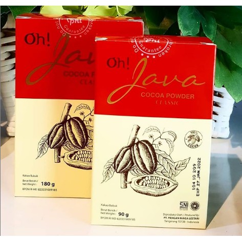 Oh Java Cocoa Powder Classic 180gr Coklat Bubuk Diet