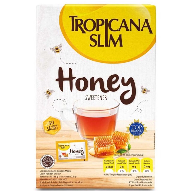 

Tropicana Slim Sweetener Honey 50’s