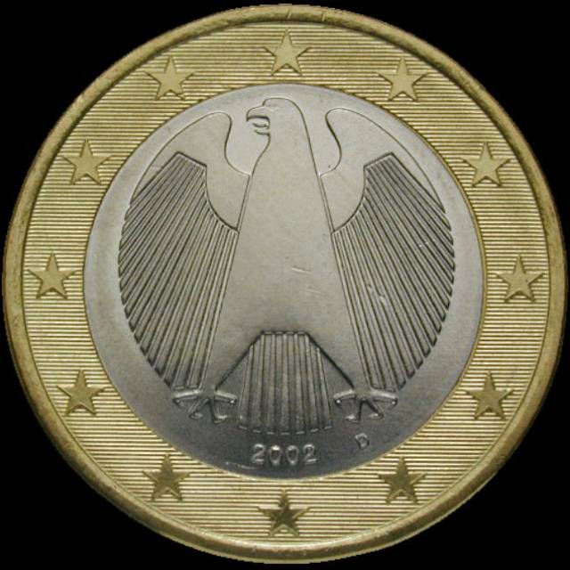 KOIN EURO 1 Pict. COIN GERMANY 23.25 mm CIRCULLATED