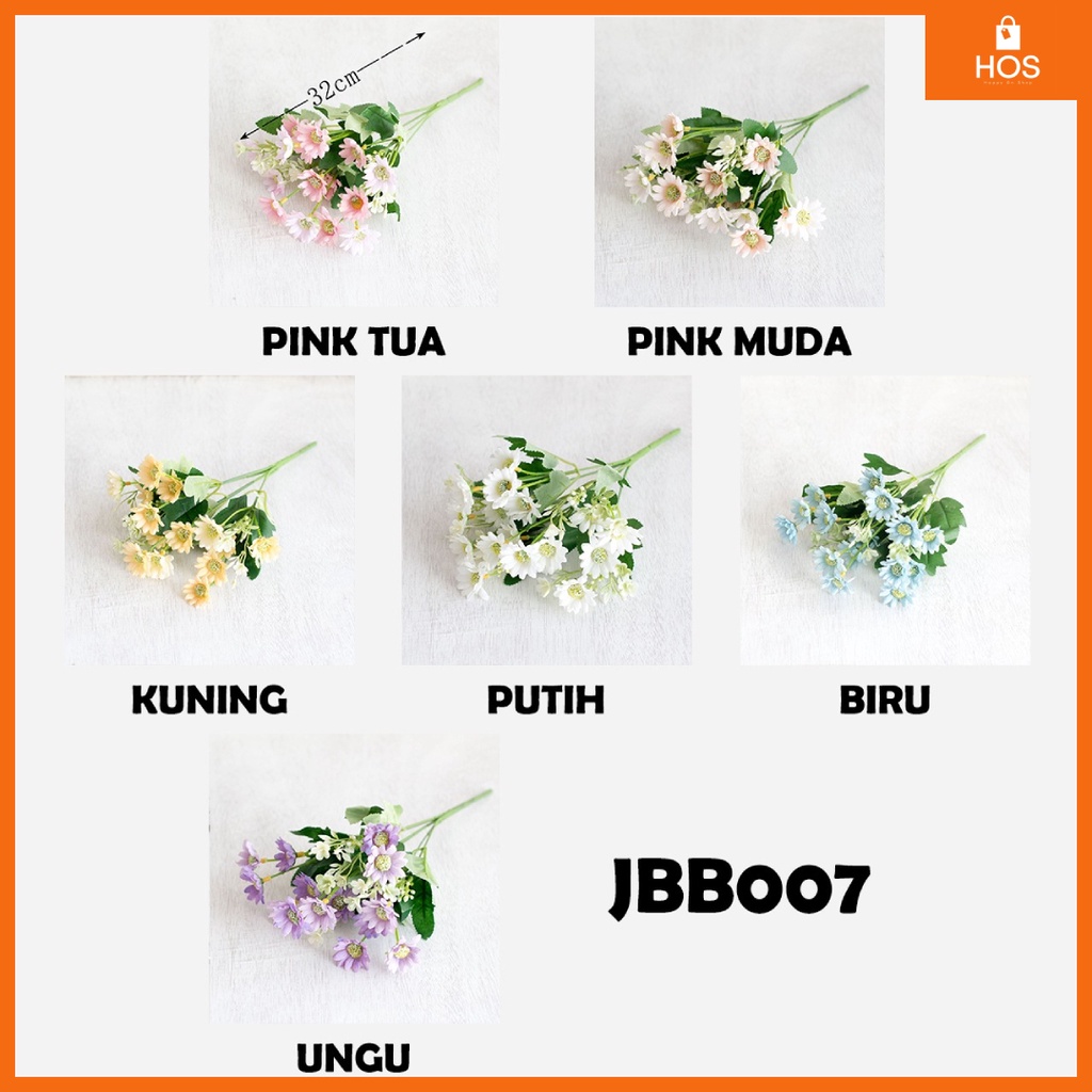 Bouquet bunga JBB007 Artifisial Dekorasi Rumah Happyonshop