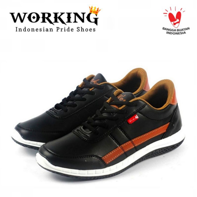 WORKING Sepatu CB-01 Sepatu Sneakers Pria Sepatu Sneaker Sepatu Sneaker Cowok Spatu Sneakers Spatu S