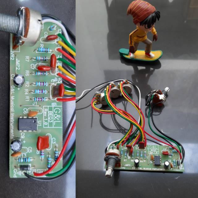 Preamp bass G&L/GnL BEQ 3 band on board