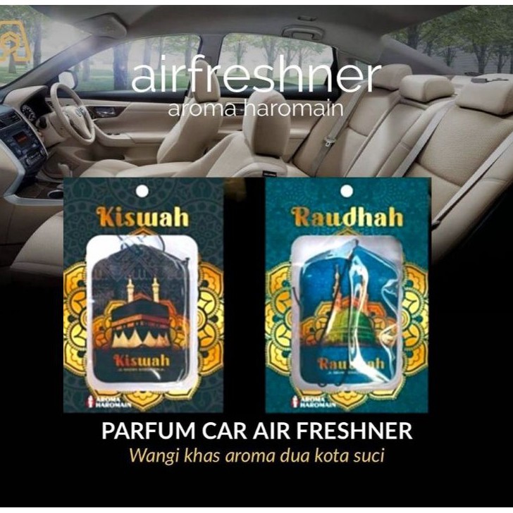 Parfum Mobil dan Ruangan Mewah Aroma Haromain Parfum wangi kiswah Parfum mobil dan pengharum ruangan