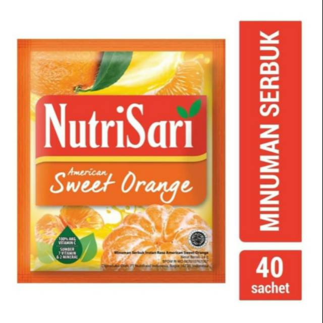 

Nutrisari isi 40sachet