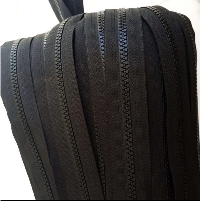 Resleting jaket vislon gigi besar YKK per meter zipper