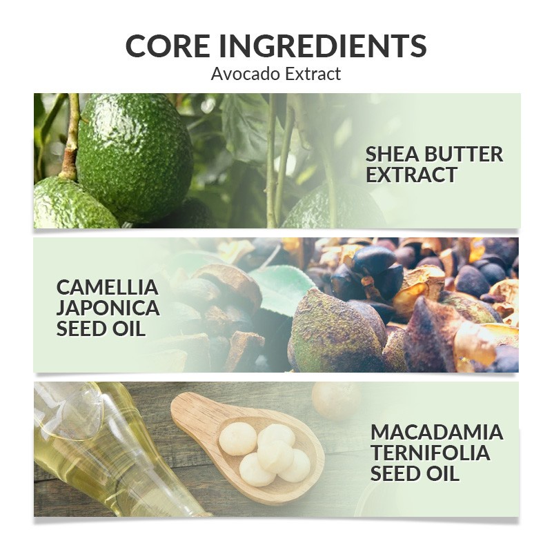 【BPOM】BIOAQUA Avocado Supple Silky Hair Film mask /Masker Rambut /Creambath Rambut 250g