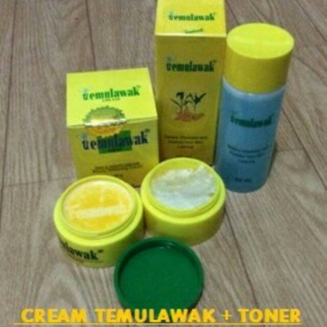 Paket CREAM TEMULAWAK ORIGINAL DAN TONER TEMULAWAK TM