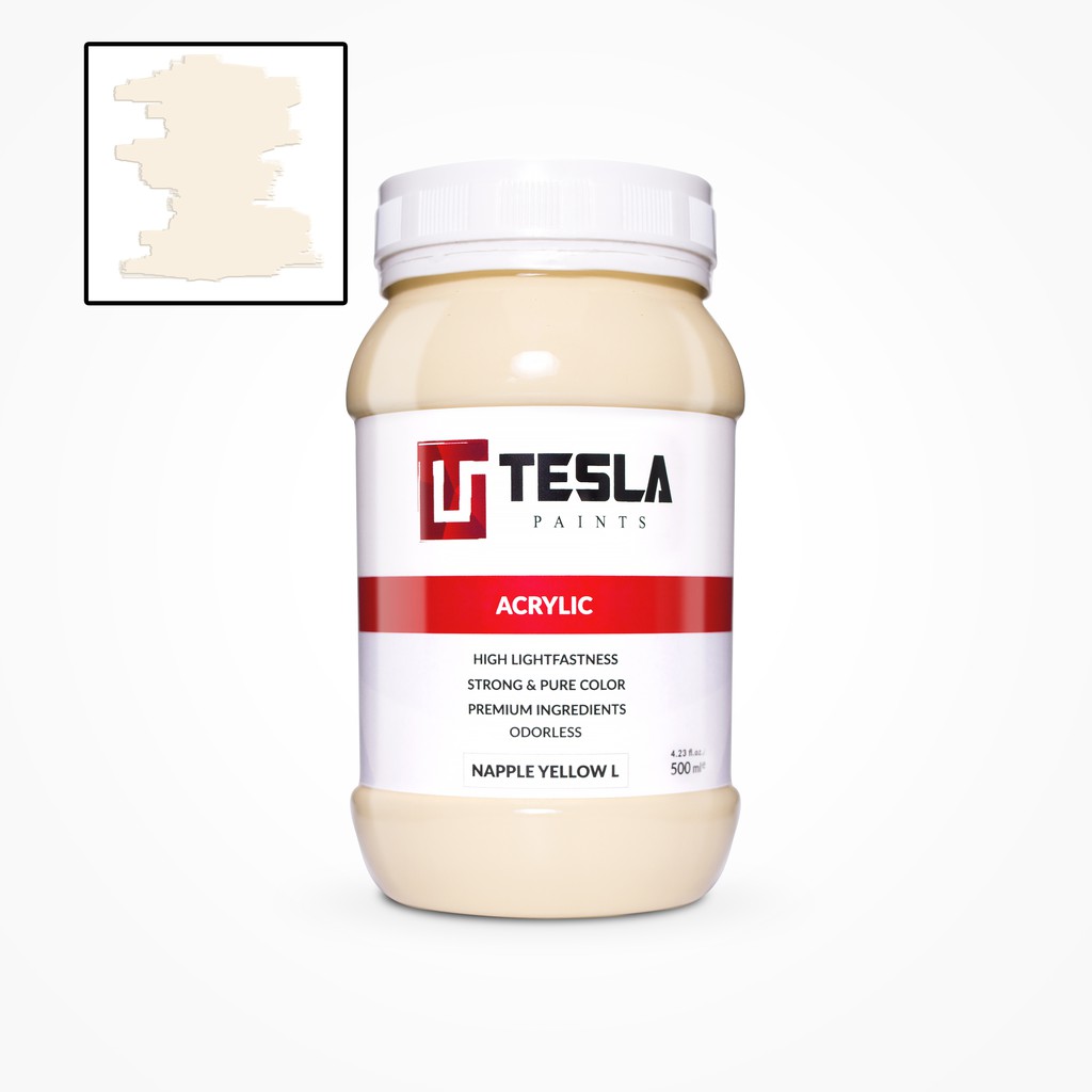 

Tesla Acrylic 500 ml napple yellow L / Cat akrilik tesla