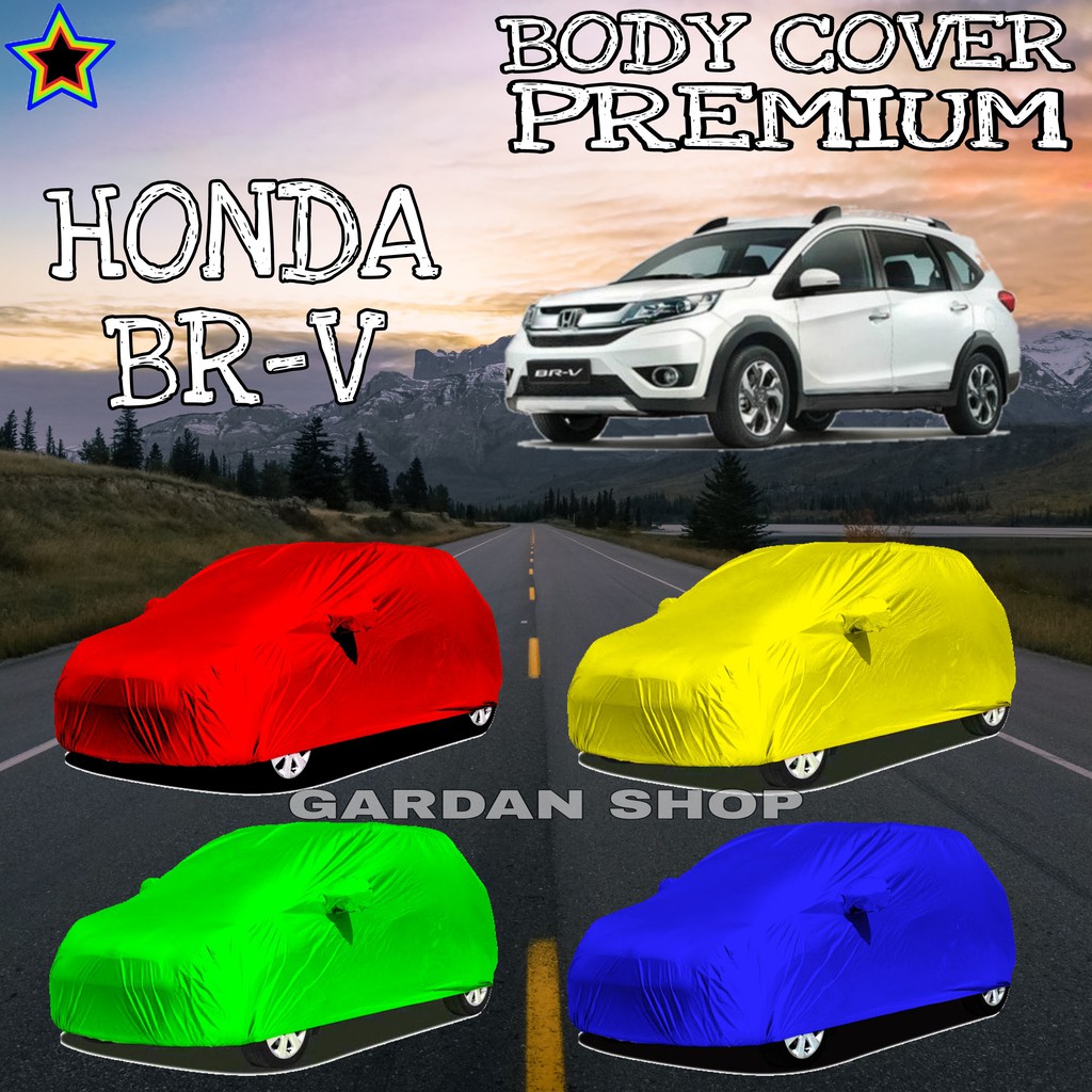 Sarung Mobil HONDA BR-V Polos WARNA Body Cover Honda PREMIUM