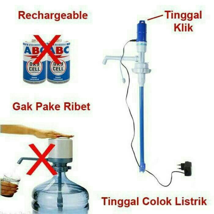 PROMO - POMPA GALON ELEKTRIK PUMP / RECHARGABLE / ELEKTRIK GALON PUMP DISPENSER
