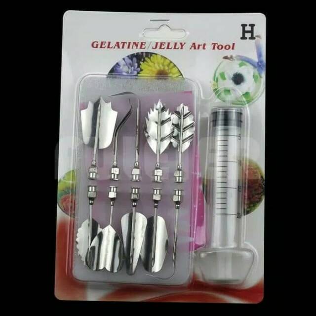 Jelly art tool H puding art decor cake 3D import