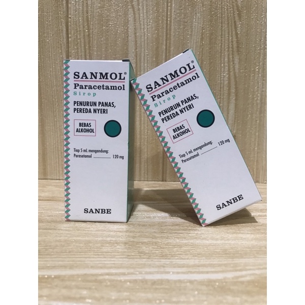 SANMOL PARACETAMOL SYRUP | SIRUP PENURUN PANAS, PEREDA NYERI ANAK