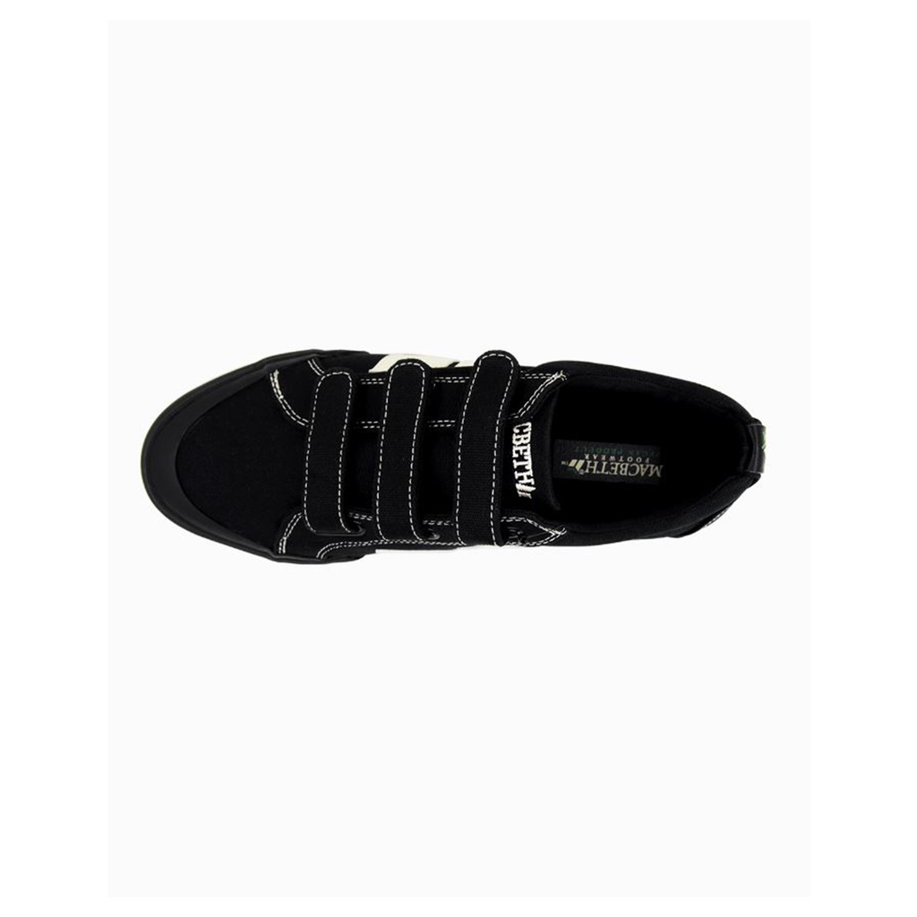 SEPATU MACBETH FOOTWEAR | ELIOT VELCRO BLACK CEMENT