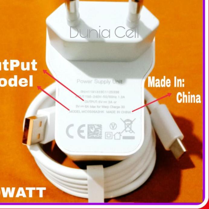 ☝ CHARGER REALME SUPER VOOC REALME 6,6 PRO REALME 7 ORI 100% 30WATT ✾