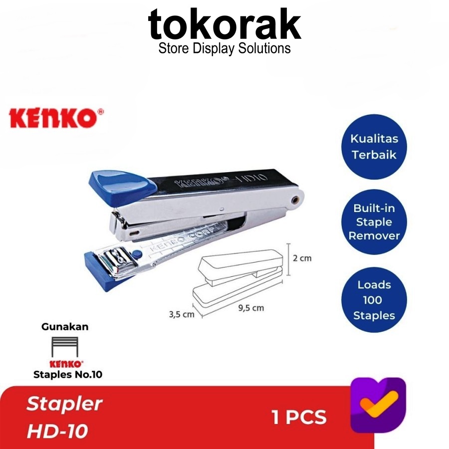 STAPLER KENKO HD-10 - MESIN STAPLES TANGAN - STRAPLER HECTER