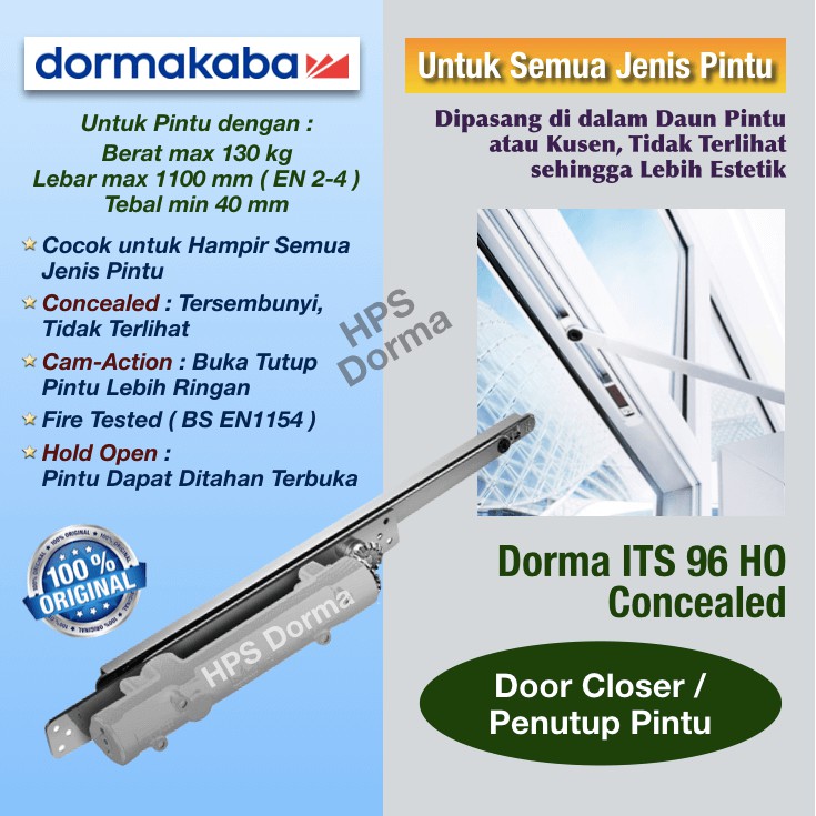 Jual Door Closer Dorma ITS 96 HO ( Concealed ) | Shopee Indonesia