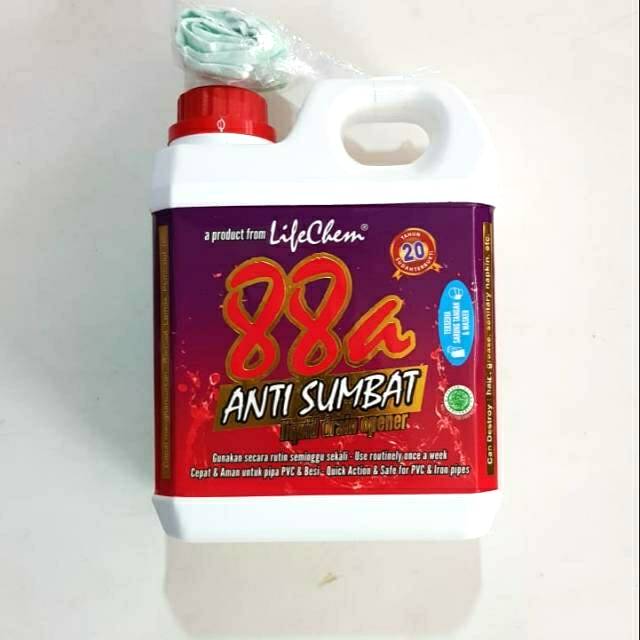ANTI SUMBAT 88A 1250 GR / CAIRAN PEMBERSIH SALURAN MAMPET TOILET