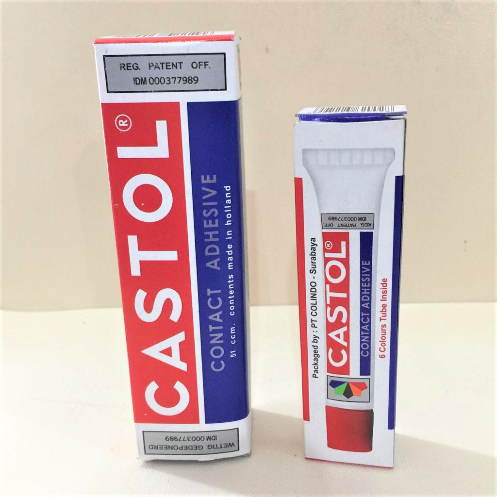 

LEM CASTOL CONTACT ADHESIVE SIZE BESAR 51ccm