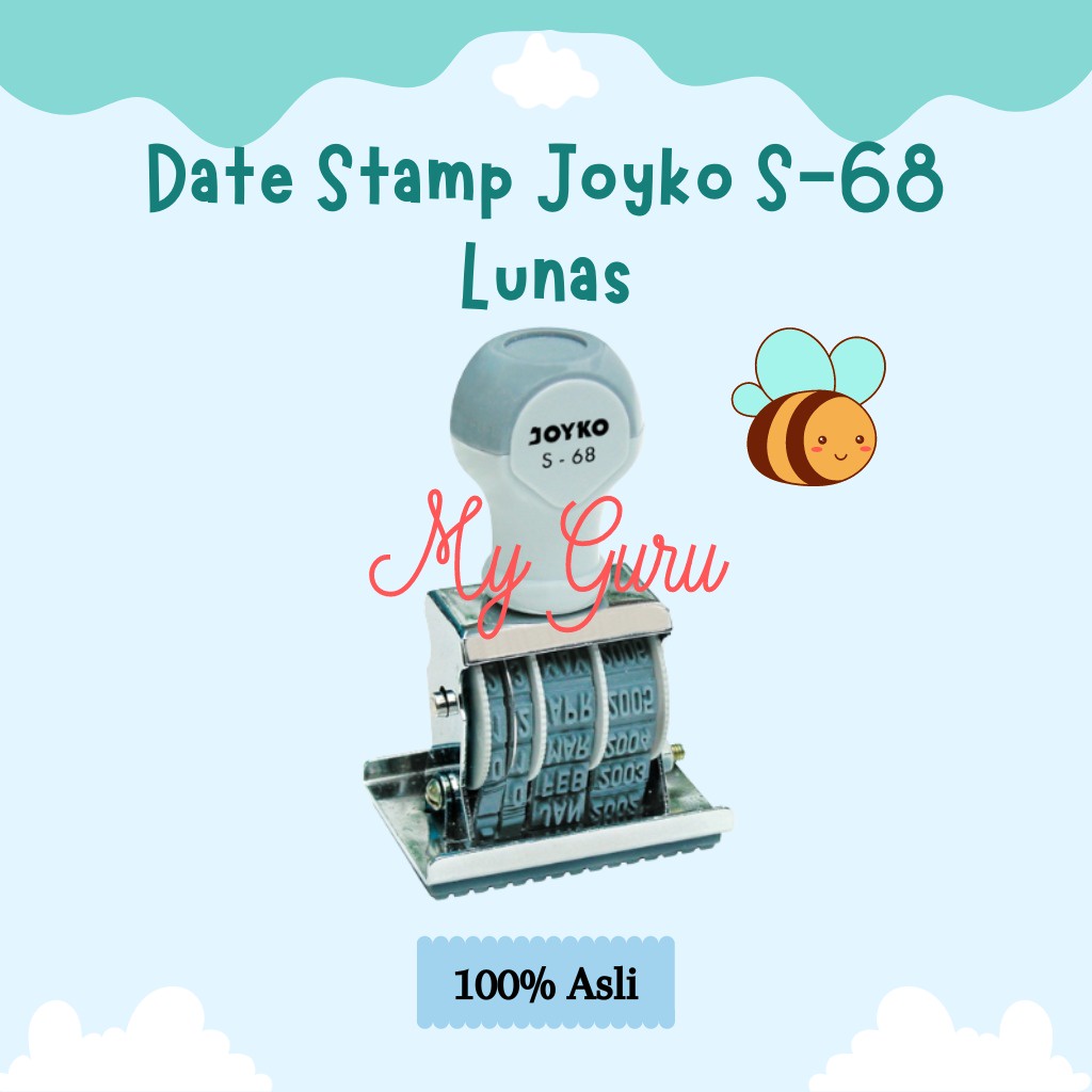 

[PCS] STEMPEL TANGGAL / DATE STAMP JOYKO S-68 LUNAS