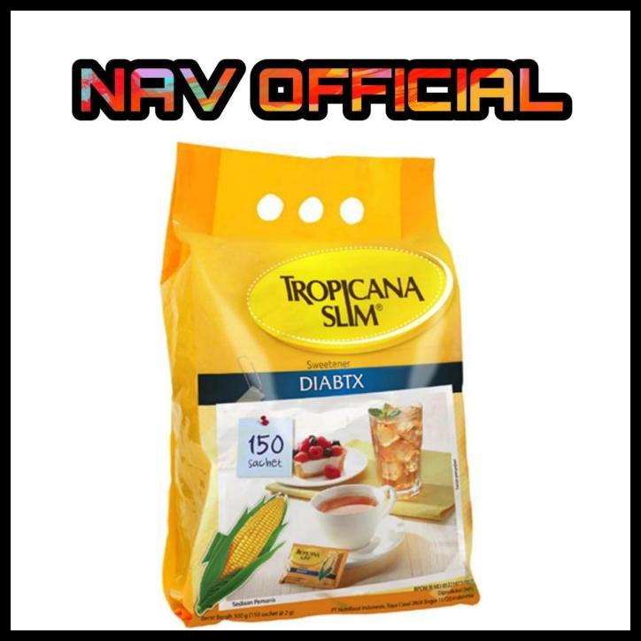 

TERBARUU!! TROPICANA SLIM SWEETENER DIABTX 150 sachet SALE