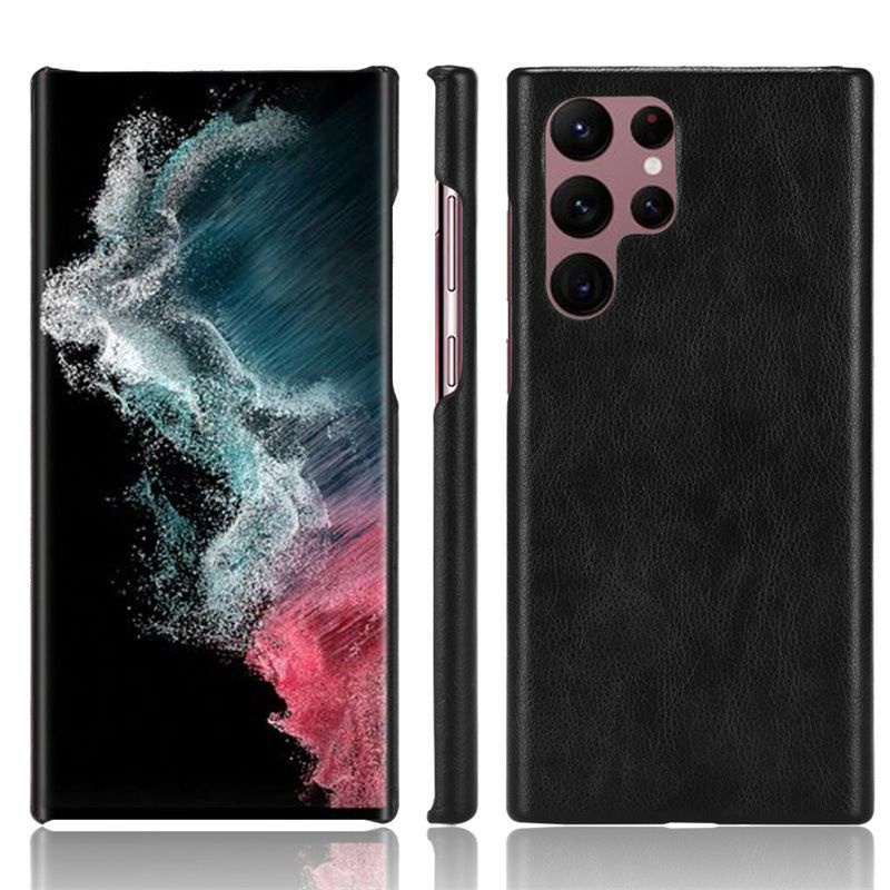 Case Samsung Galaxy S22 Plus / S22 Ultra Premium Leather Slim Hard Cover Case