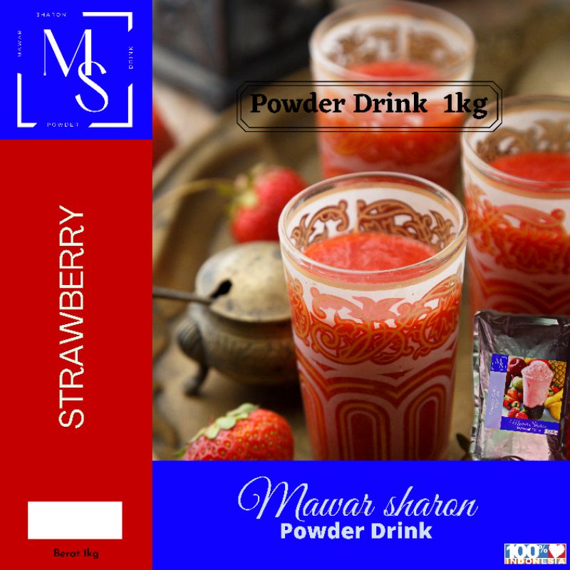 

powder / Bubuk Minuman Premium Strawberry