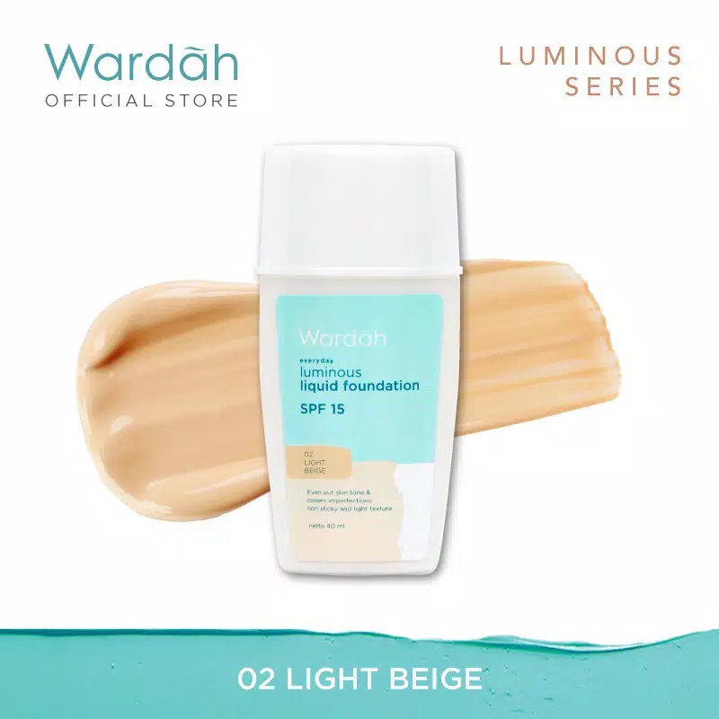 WARDAH EVERYDAY LUMINOUS LIQUID FOUNDATION 35 ML New Package