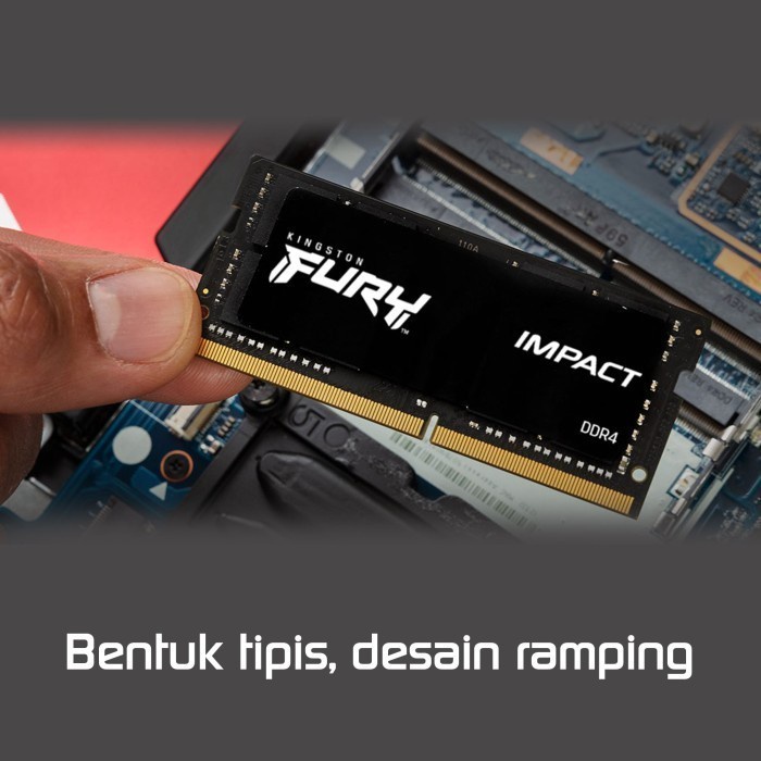 KINGSTON FURY IMPACT Seri Andal SODIMM 32GB DDR4 3200MHz CL20