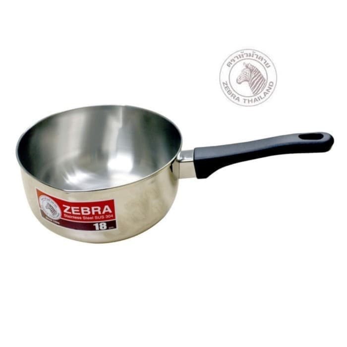 Wajan Panci Susu Panci Indomie Masak Air Sauce Pan Stainless Steel ZEBRA 18CM