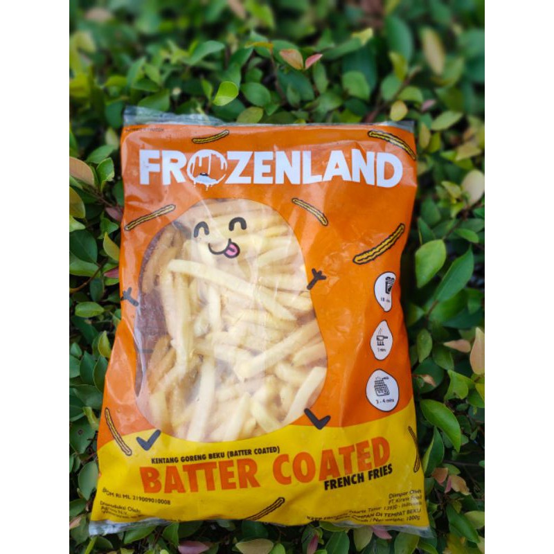 Kentang BATTER COATED 1KG FROZENLAND