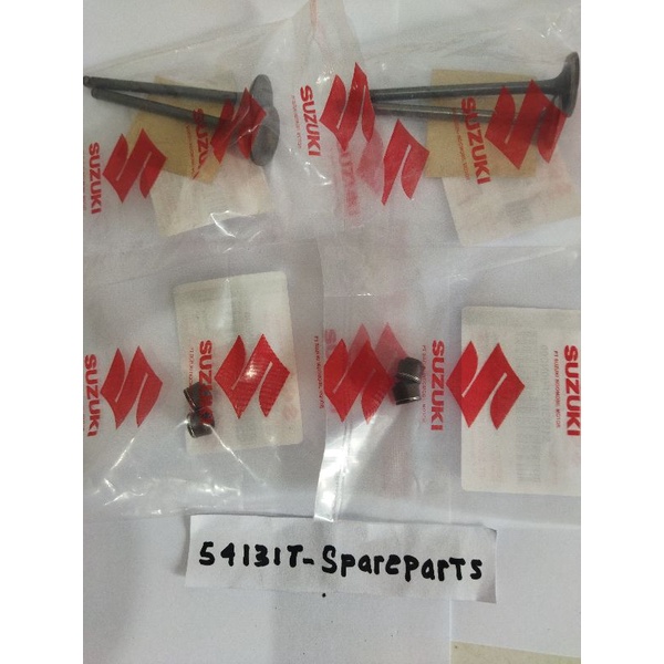 payung klep+ seal klep isi 4 suzuki satria fu 150 lama ori SGP