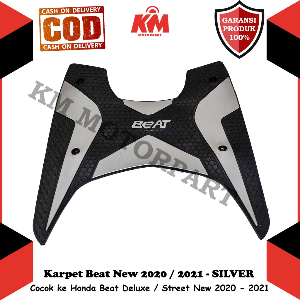 Karpet Beat Fi Deluxe / Street 2021 2020 2022 New Monster Keset Motor Honda Beat Bahan KARET ESP Variasi