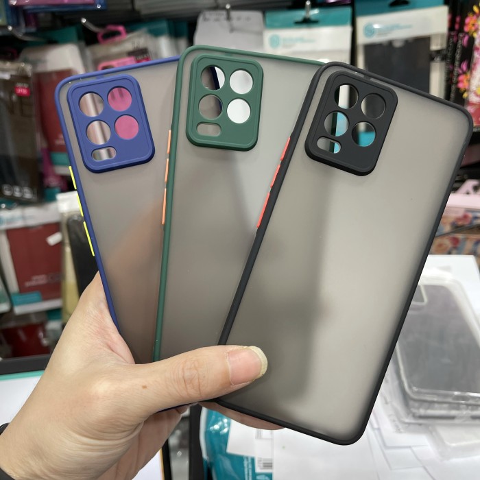 REALME 8/8 PRO PREMIUM BUMPER HYBRID DOVE CASE BAHAN ANTI PECAH