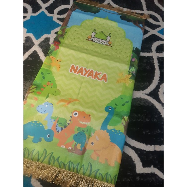 sajadah anak karakter SALE READY STOCK-Dino-Nayaka