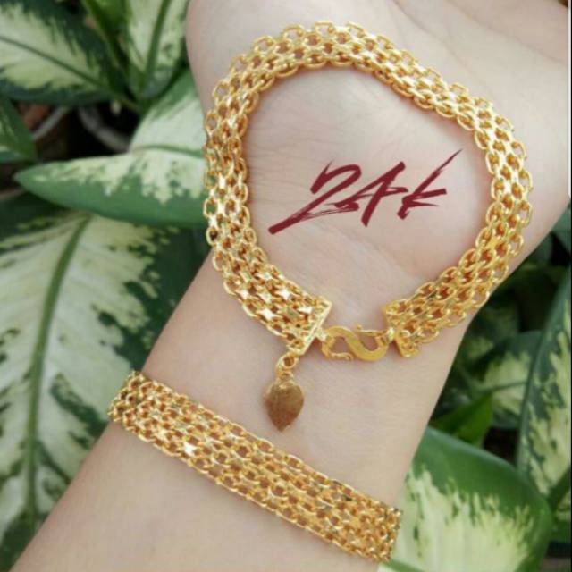 Gelang xuping 24k