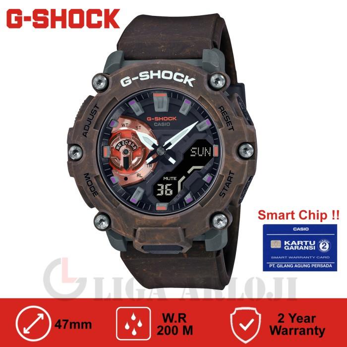 Casio G-SHOCK GA-2200MFR-5ADR Jam Tangan Pria Analog Digital Coklat