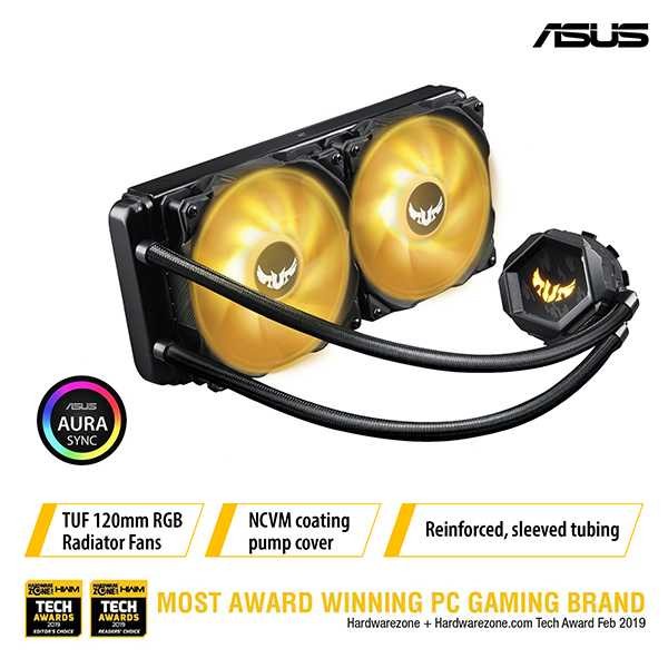 Asus TUF Gaming LC 240 RGB - AIO Liquid CPU Cooler Water Cooling LC240