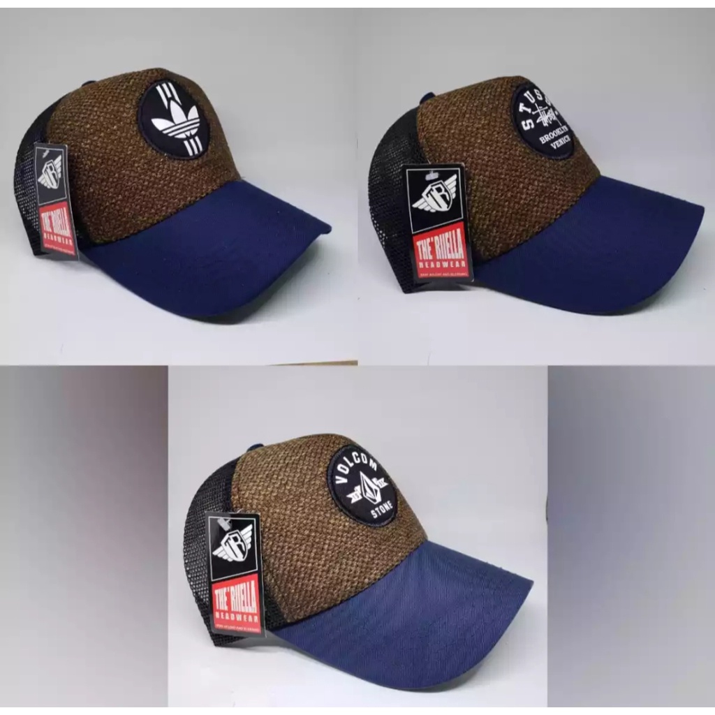 Topi Baseball Trucker Pria Termurah/Topi Jaring Combinasi Terbaru