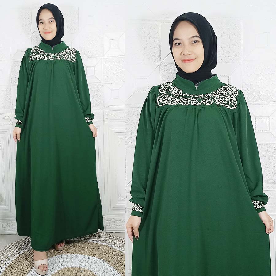 GAMIS HAJRAH SAFITRI CERUTY BABYDOLL DRESS CANTIK GL FASHION