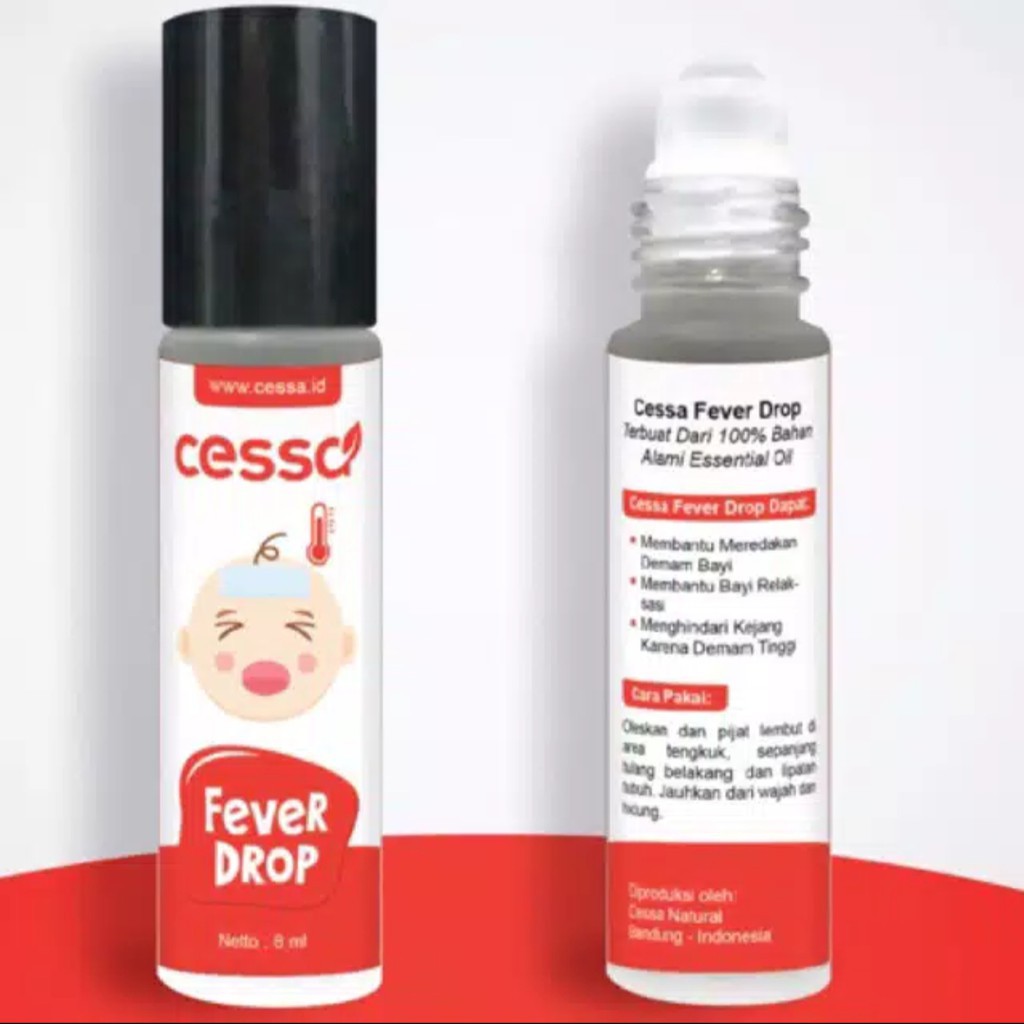 Cessa Fever Drop 8ml - Essential Oil  Penurun Demam