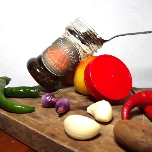 

Sambal toples (Samtop) 150 ml/sambal bawang 150 ml/sambal pedas 150 ml